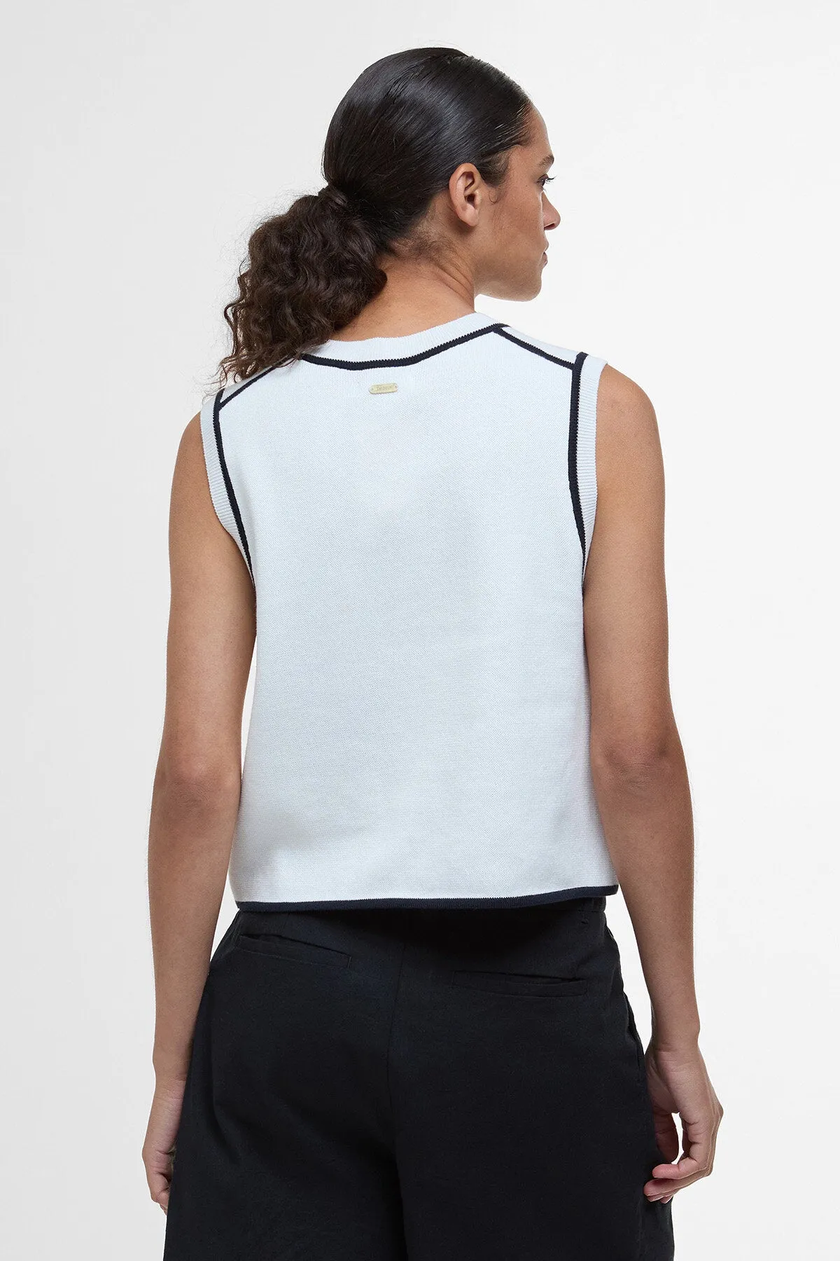 Amy Sleeveless Knitted Jumper