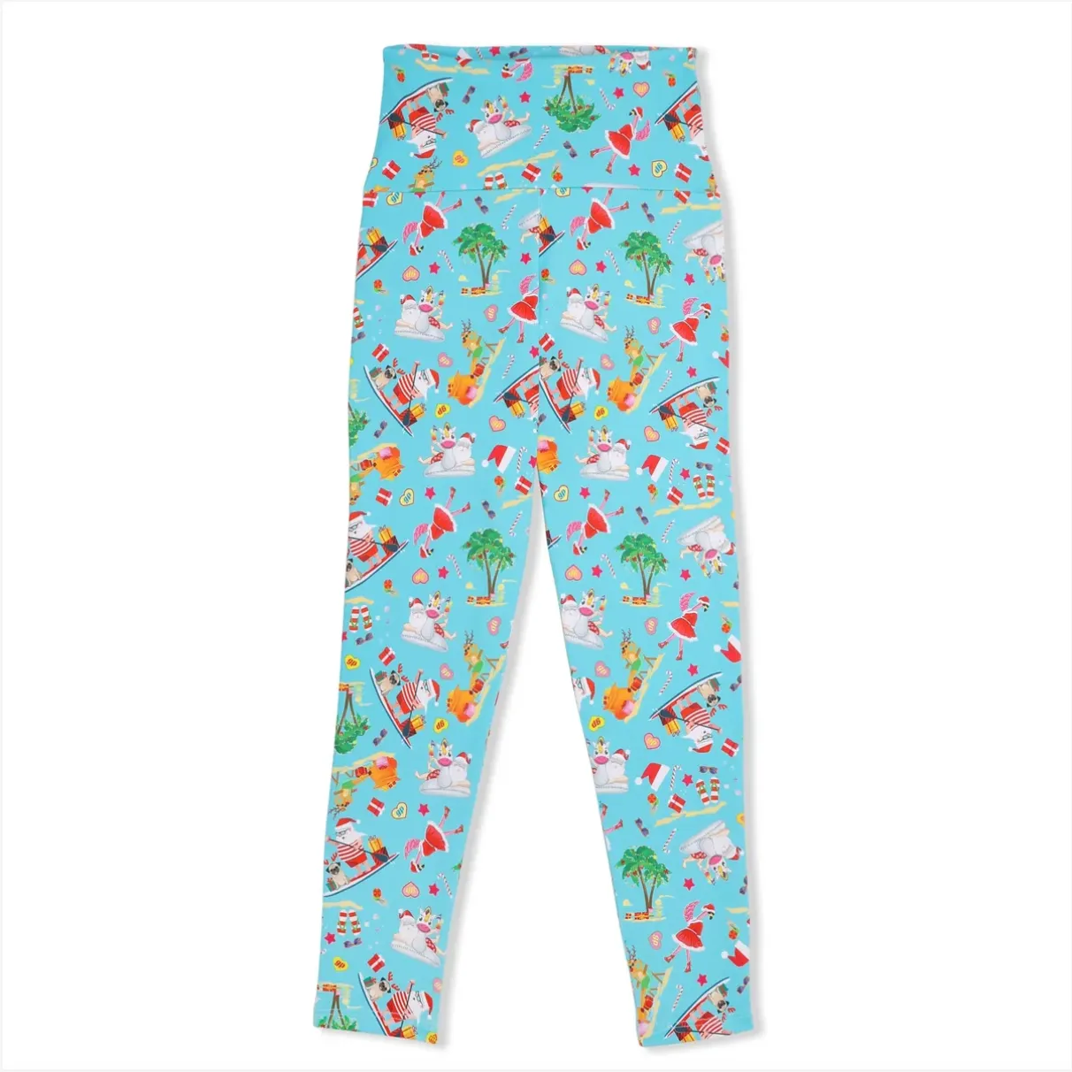 Beach Holiday High Waisted Leggings - Select Size