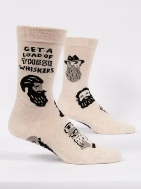 Blue Q Mens Get a load of these whiskers socks