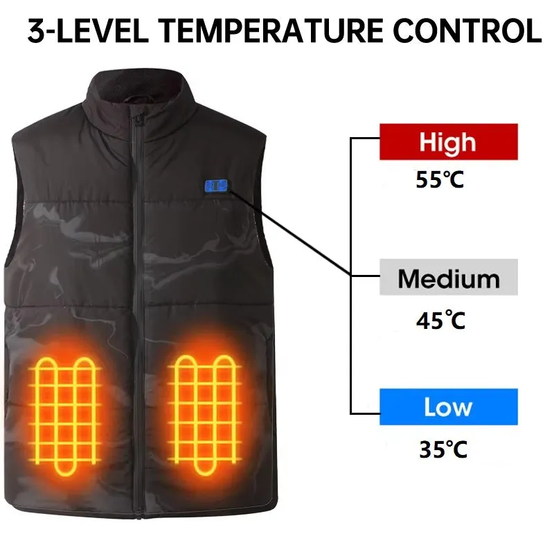 Camouflage Heated Gilet