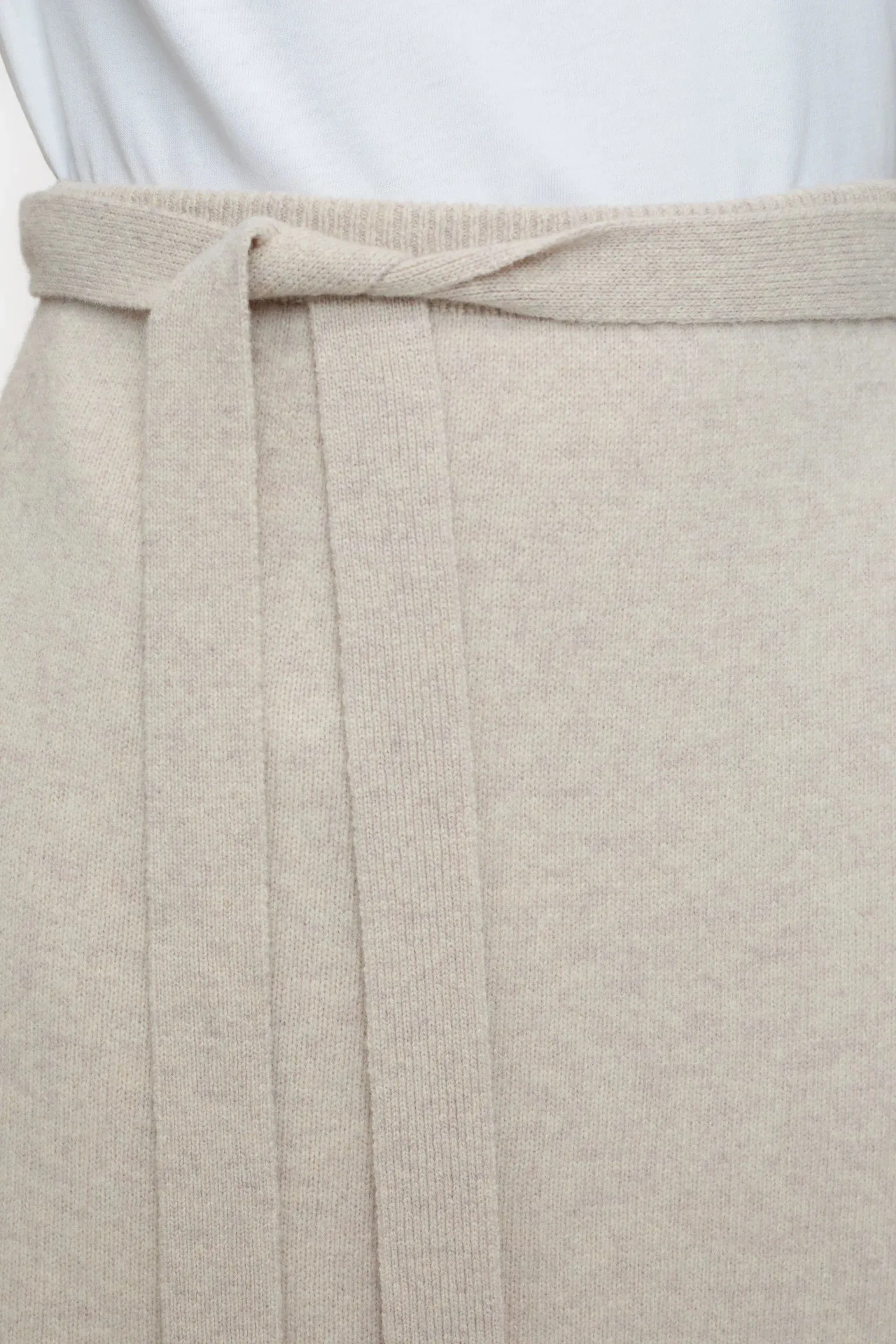 Closed Wool Wrap Skirt