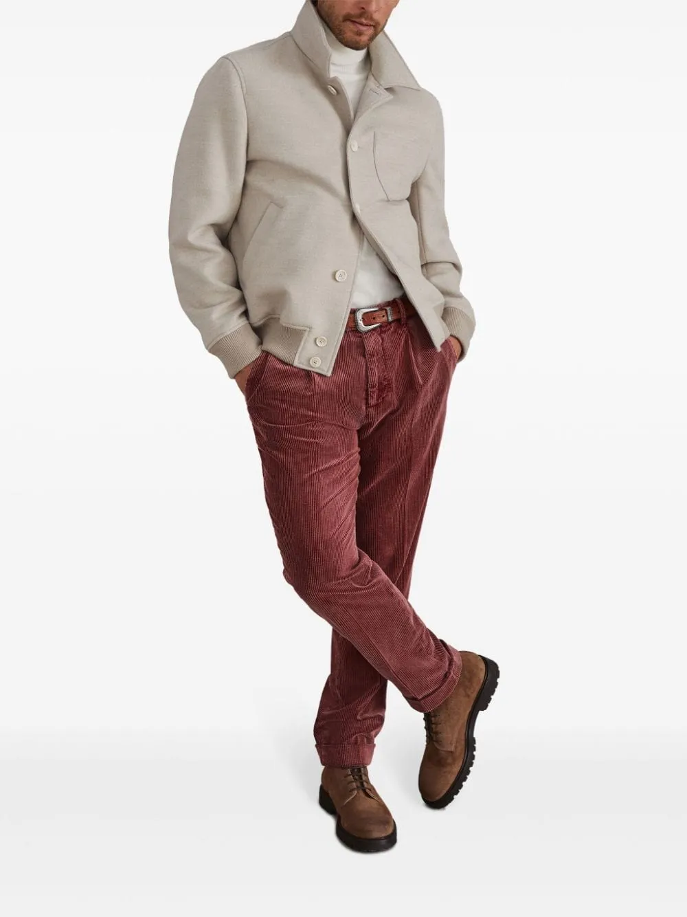 Corduroy Tapered Pants