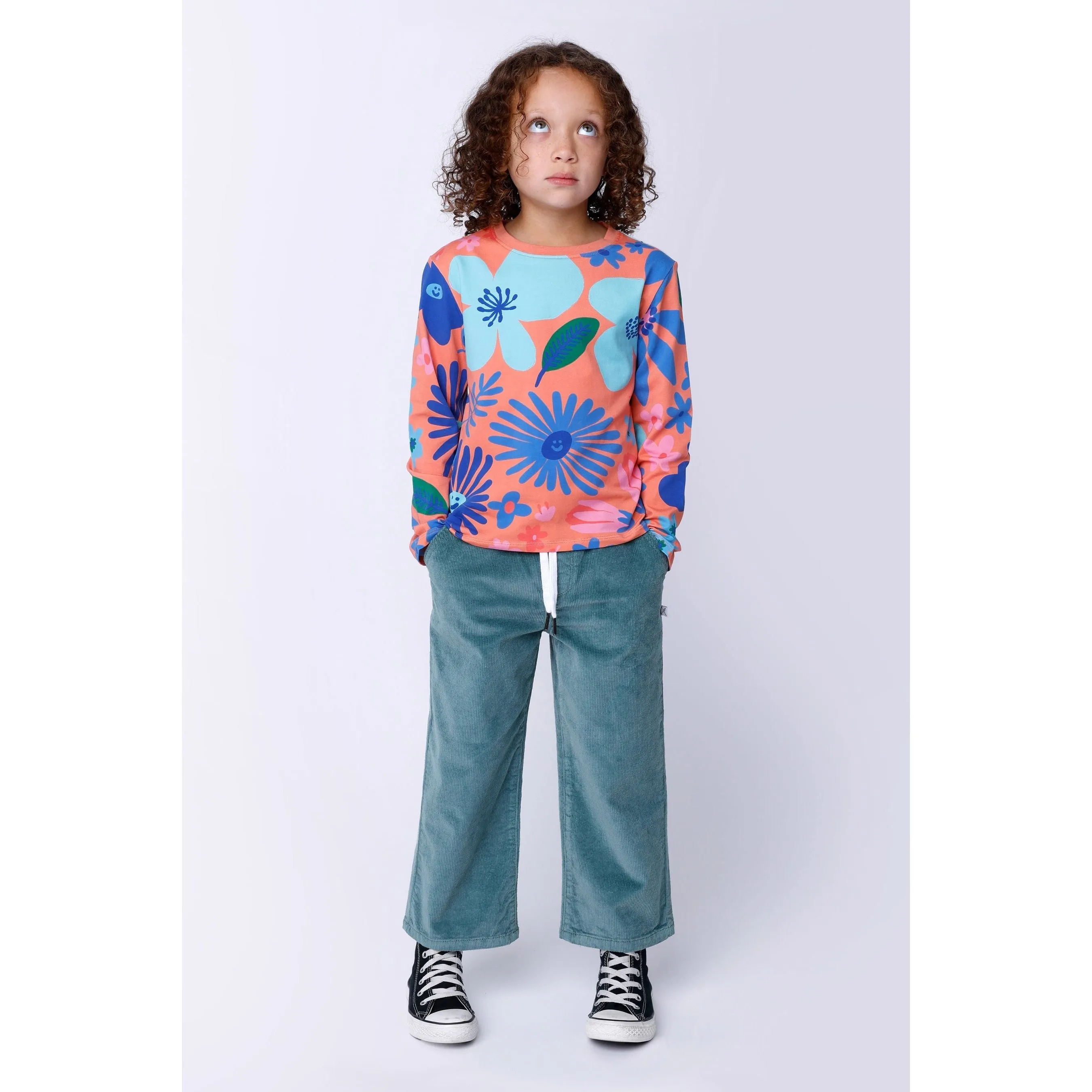 Cosy Cord Pants - Muted Green