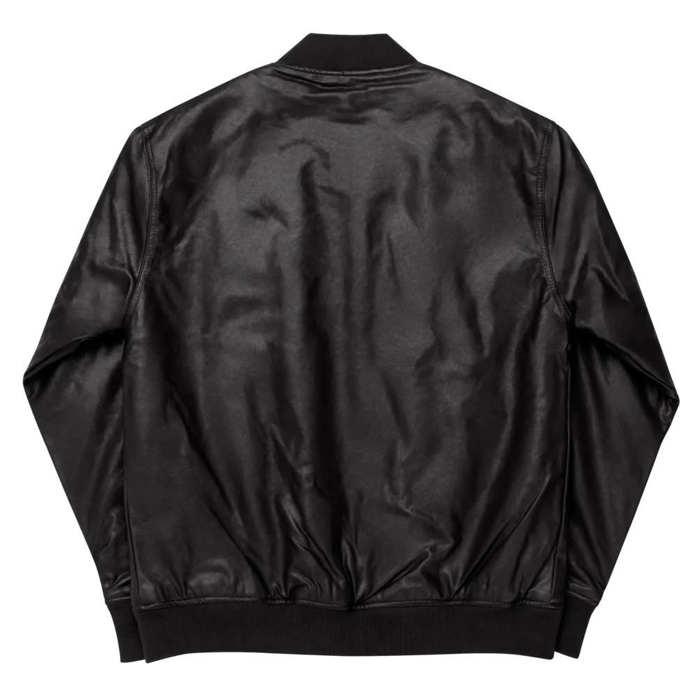 Detroit Culture Leather Style Bomb Jacket