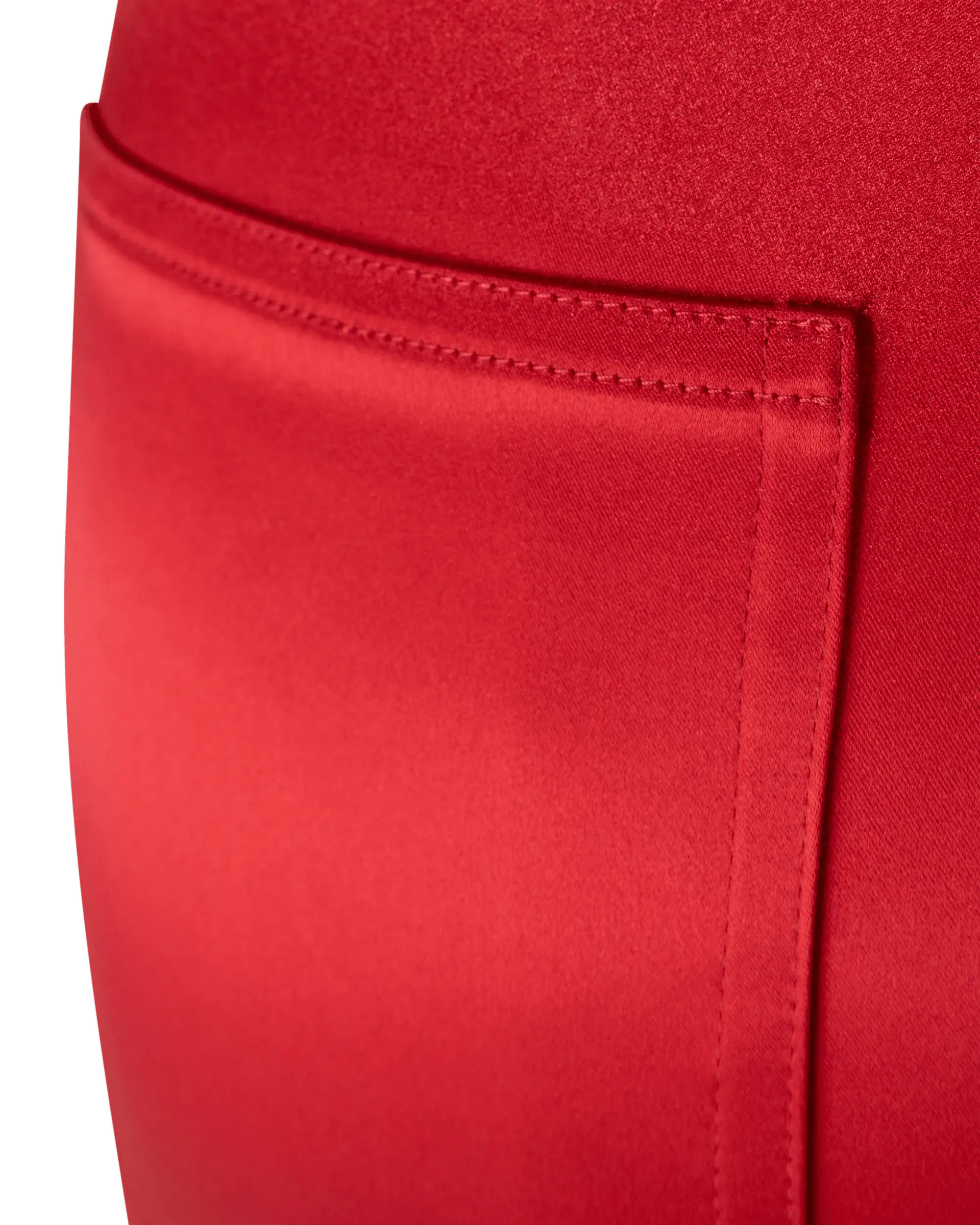 Deville Satin Cigarette Pants