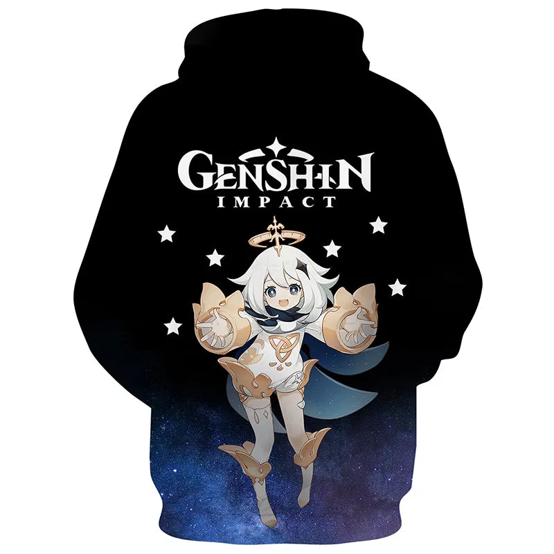 Genshin Impact Hoodie Clee Sweatshirt Halloween Festival Party Hooded Coat Jacket