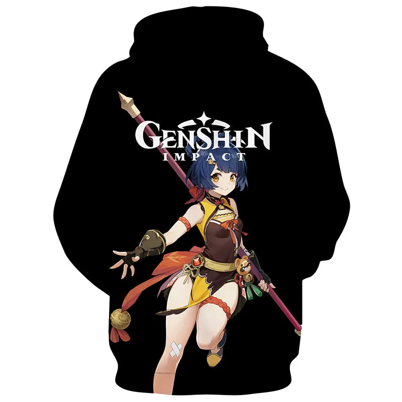 Genshin Impact Hoodie Clee Sweatshirt Halloween Festival Party Hooded Coat Jacket