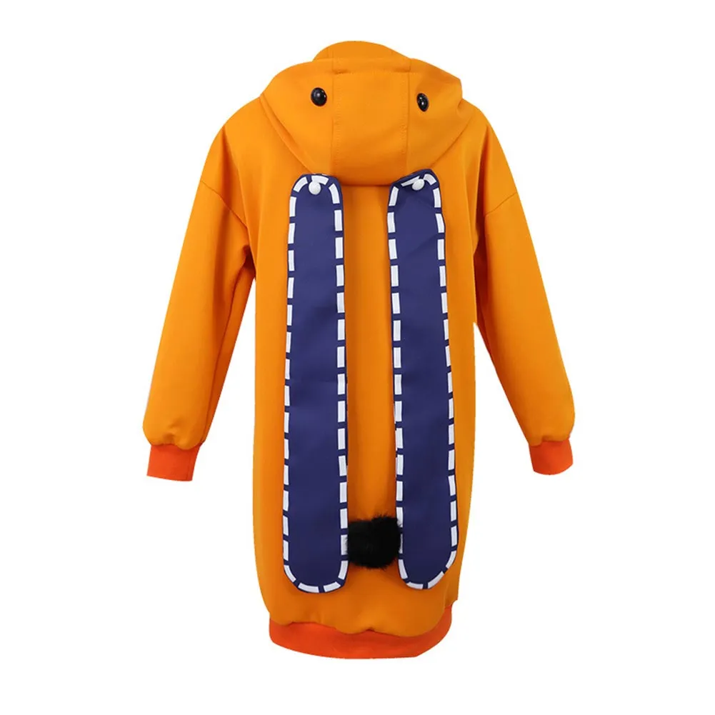 Kakegurui Compulsive Gambler Yomoduki Runa Hoodie Zipper Hooded Long Jacket Coat Cosplay Costume