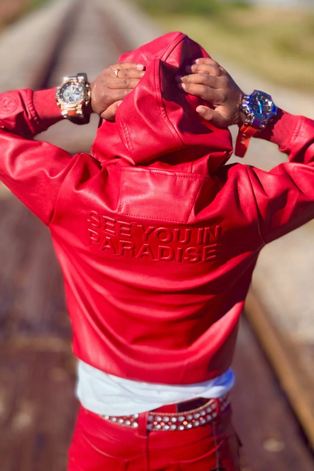 Kids Thriller Pullover Hoodie (Red)