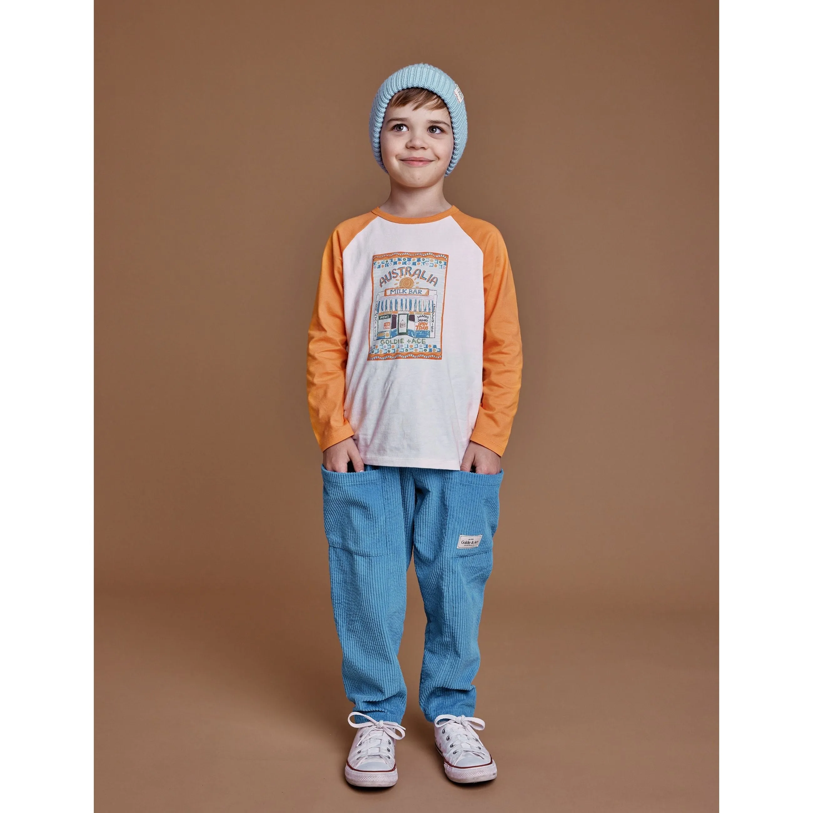 Kit Corduroy Pocket Pant - Lake