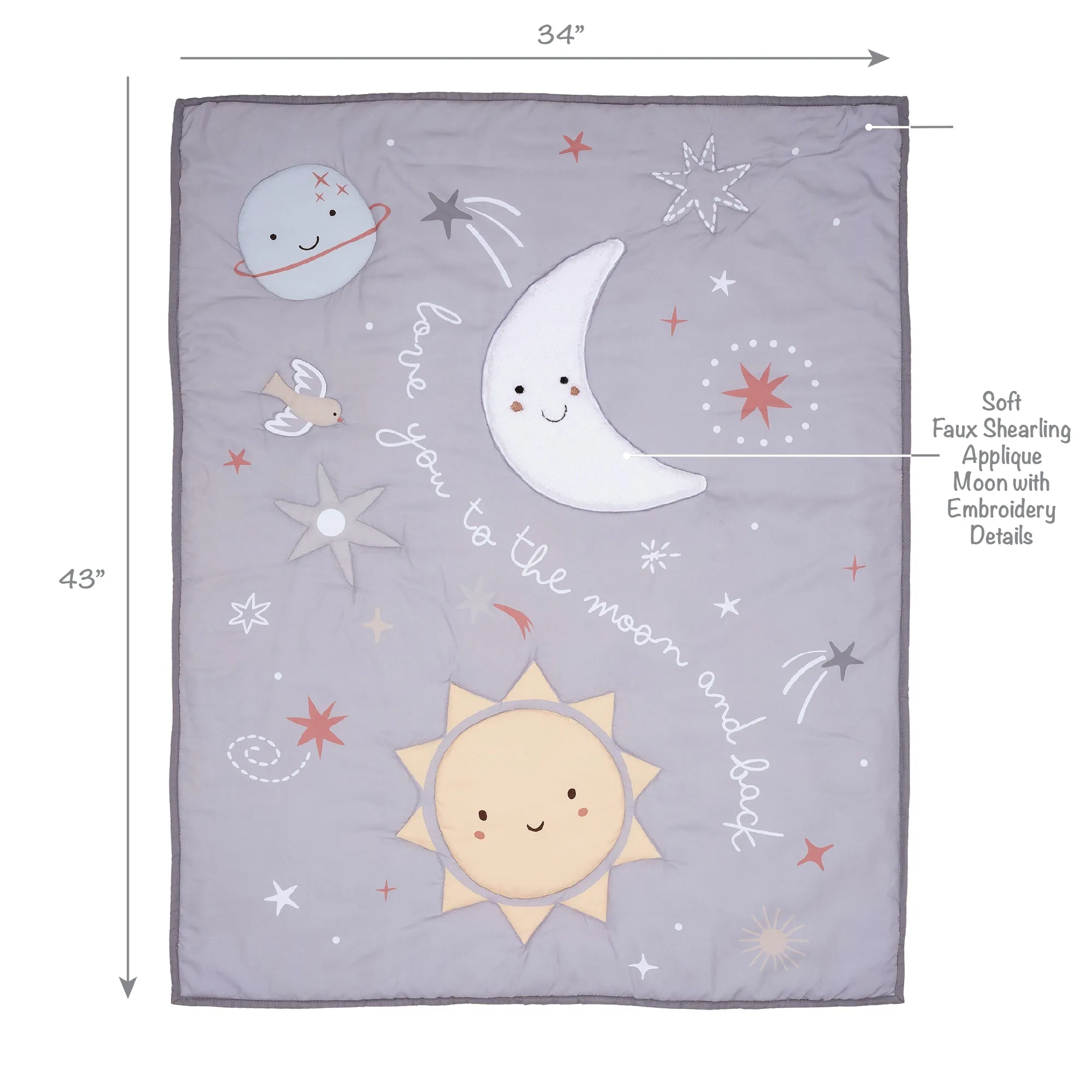 Little Star 3-Piece Crib Bedding Set