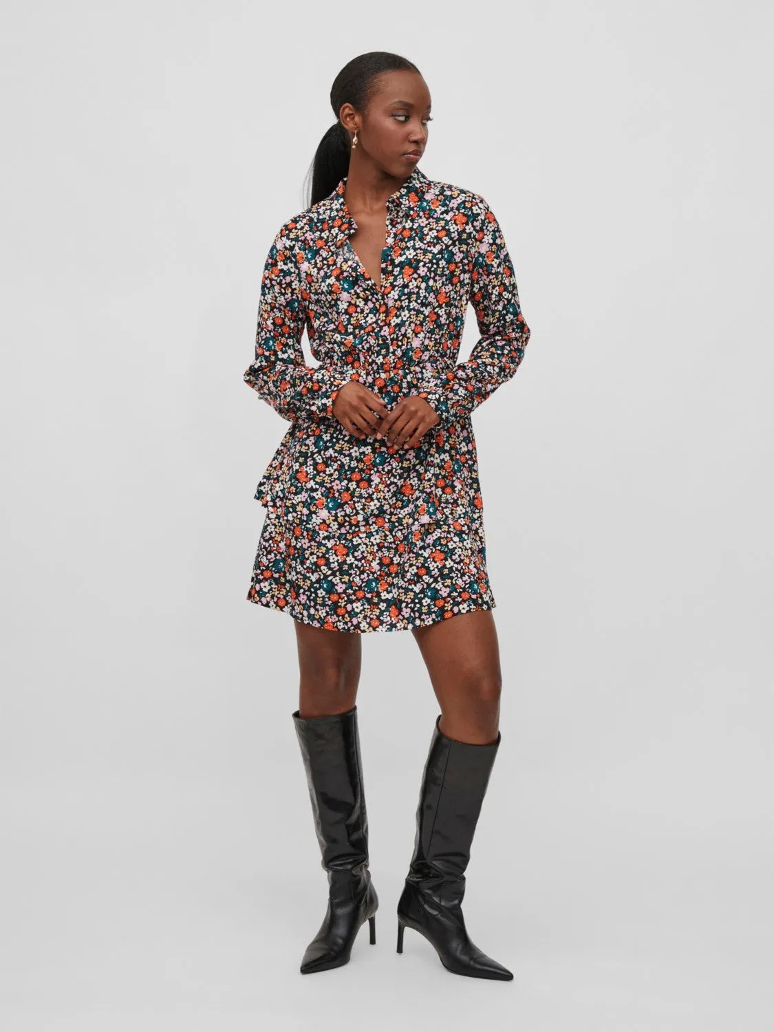 Lucy Shirt Dress (Multi)