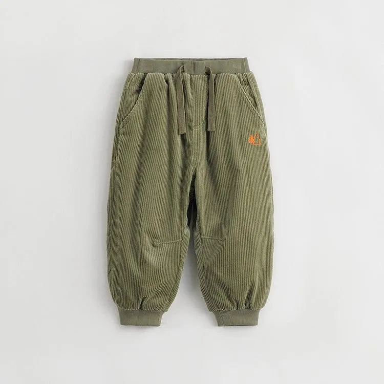 MARC & JANIE Boys Drawstring Corduroy Pants  231973