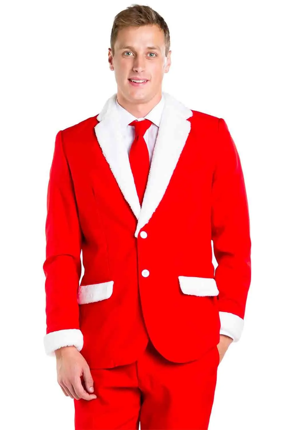 Men's Christmas Santa Suit Blazer