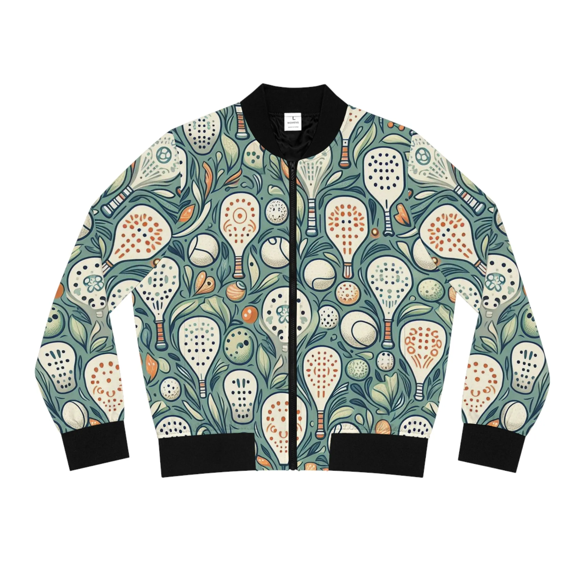 Pickleball Paisley - Women's Bomber Jacket (AOP)