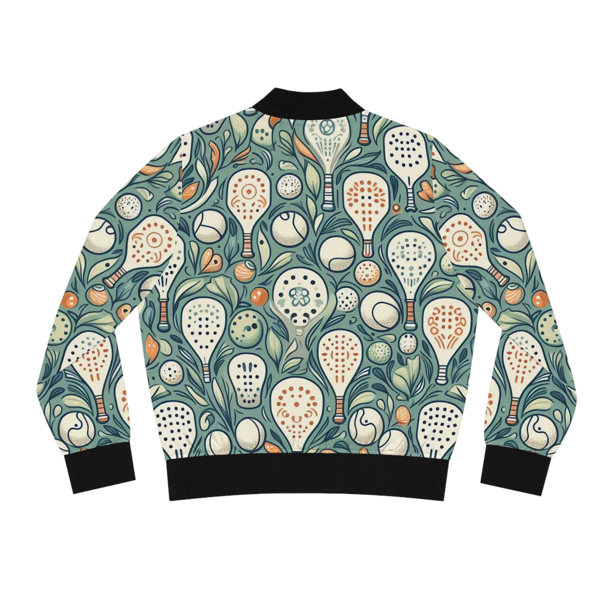 Pickleball Paisley - Women's Bomber Jacket (AOP)
