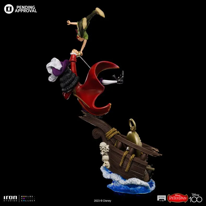 PRE-ORDER: Iron Studios Disney Classics Peter Pan vs Hook Art Scale 1/10 Statue