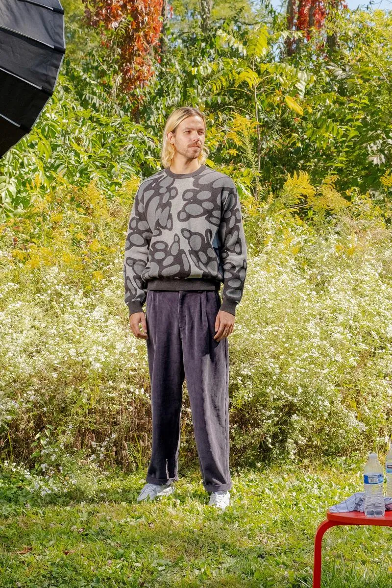 Quasi Elliot Trouser Corduroy Pant - Graphite