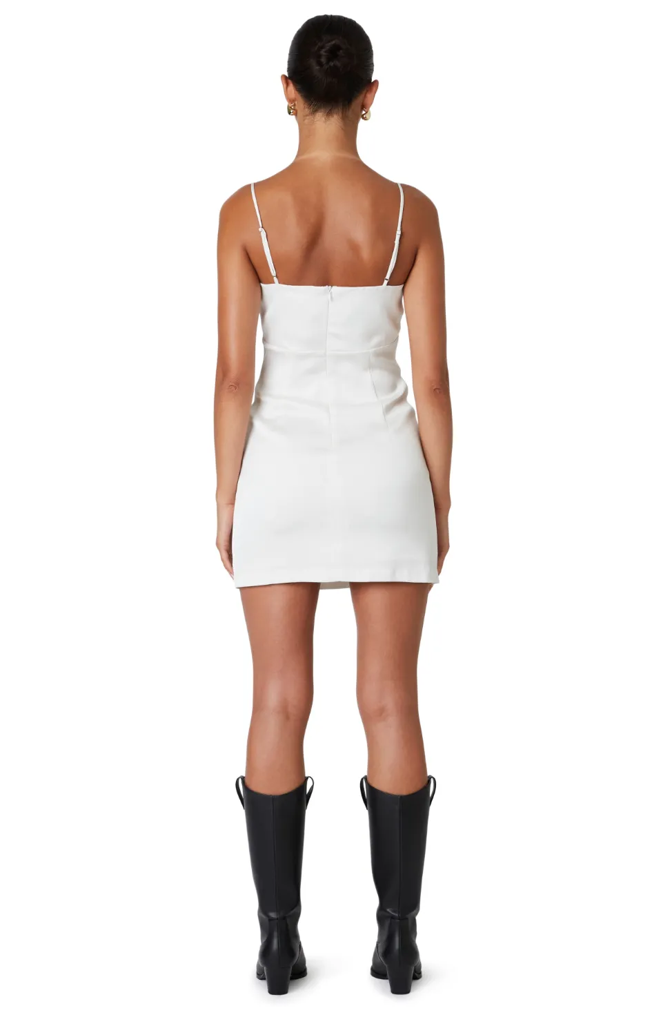 Rosa Mini Dress White/ Pearl
