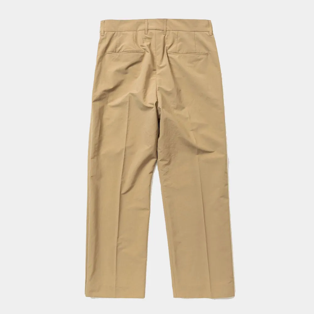 Side Zip Paper Touch Slacks(Beige)/MW-PT24103
