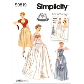 Simplicity Sewing Pattern S9819 Misses' Dresses and Jacket