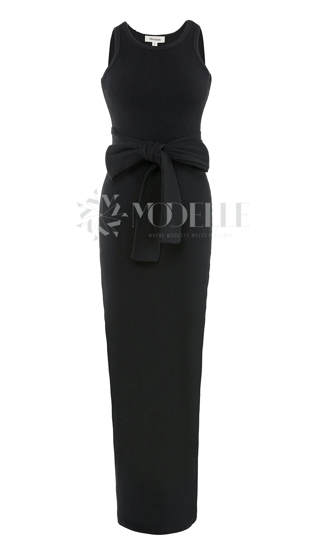 Sleeveless Ribbed Dress