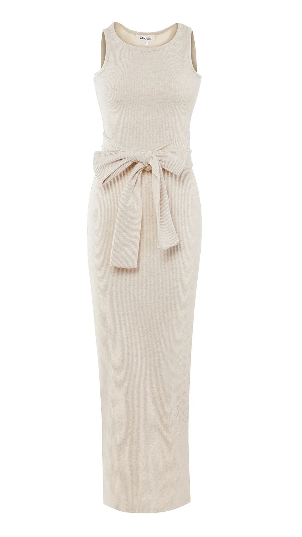 Sleeveless Ribbed Dress