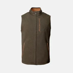 Tom Beckbe - Warren Fleece Vest - Peat Green