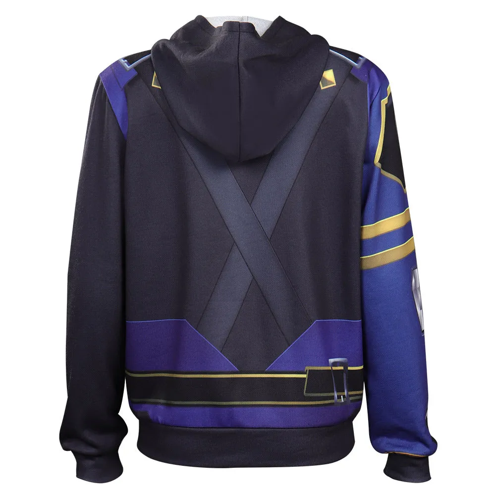 Valorant Reyna Original Design Cosplay Costume Hoodie Coat Outfits Halloween Carnival Suit-Cossky®