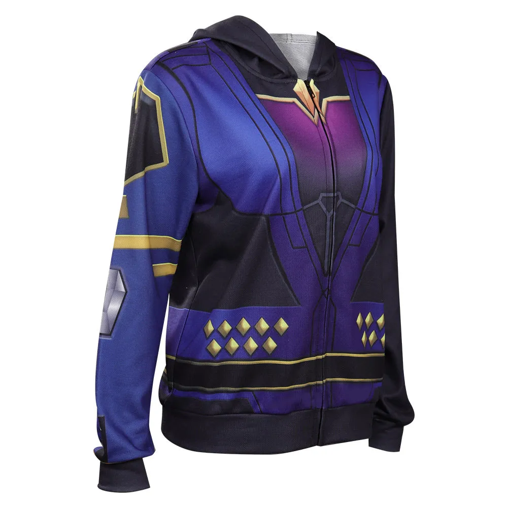 Valorant Reyna Original Design Cosplay Costume Hoodie Coat Outfits Halloween Carnival Suit-Cossky®