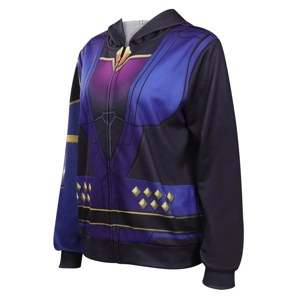 Valorant Reyna Original Design Cosplay Costume Hoodie Coat Outfits Halloween Carnival Suit-Cossky®