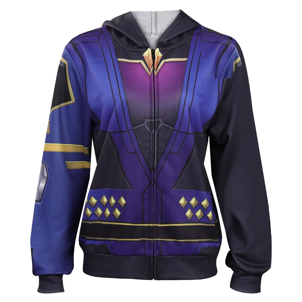 Valorant Reyna Original Design Cosplay Costume Hoodie Coat Outfits Halloween Carnival Suit-Cossky®