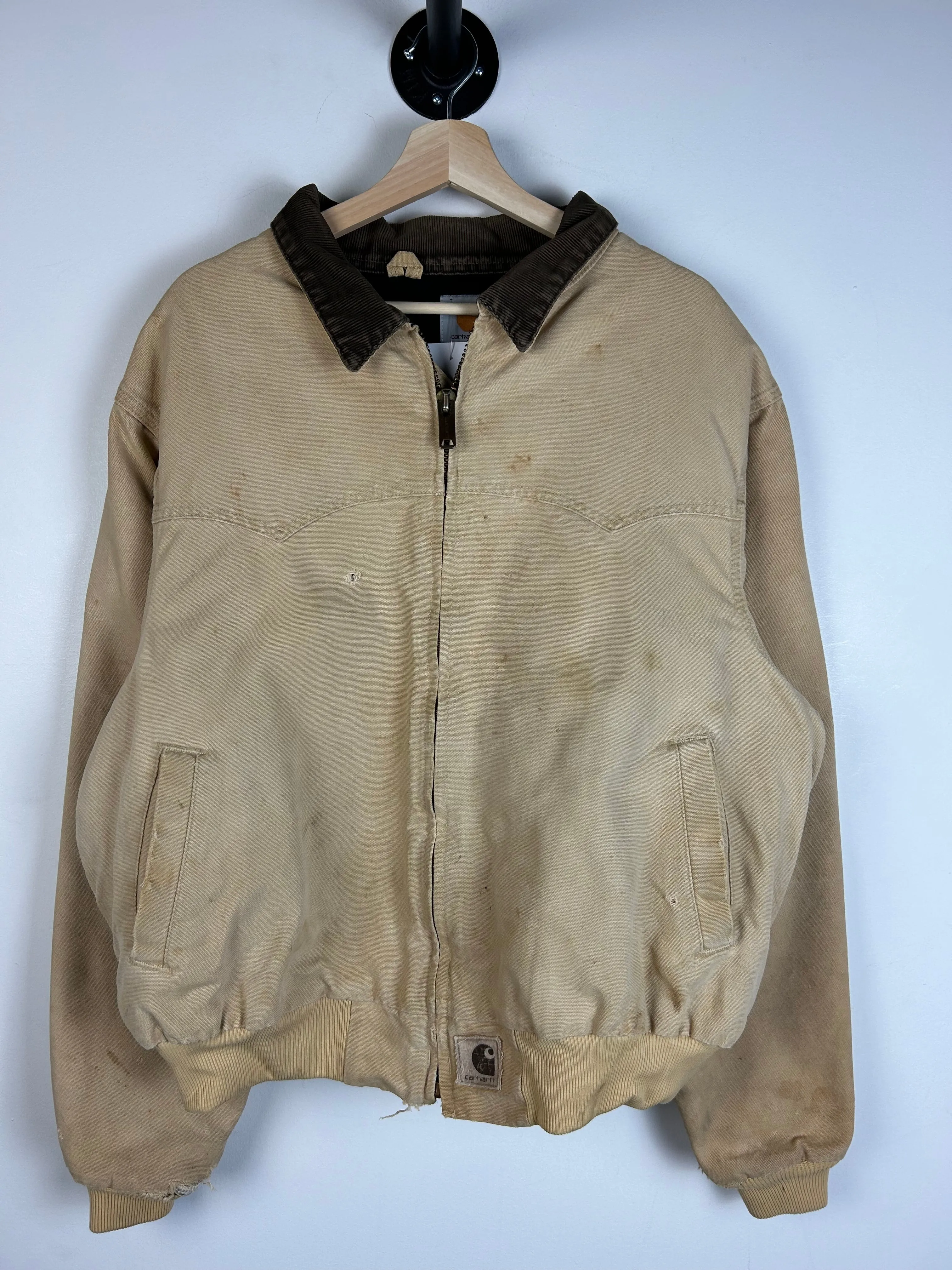 Vintage 90's Carhartt Santa Fe Beige Jacket