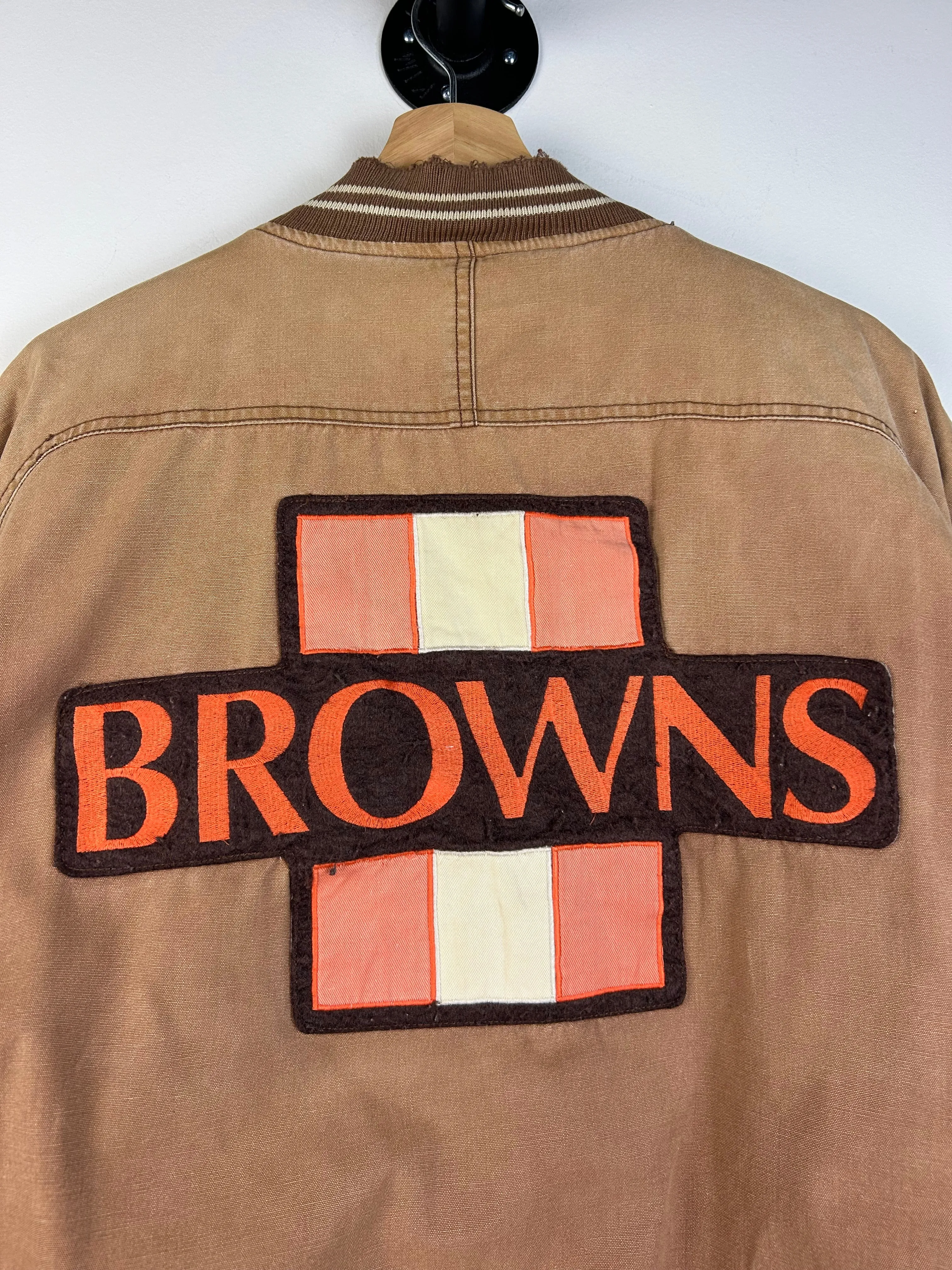 Vintage 90's Mirage Cleveland Browns Varsity Jacket