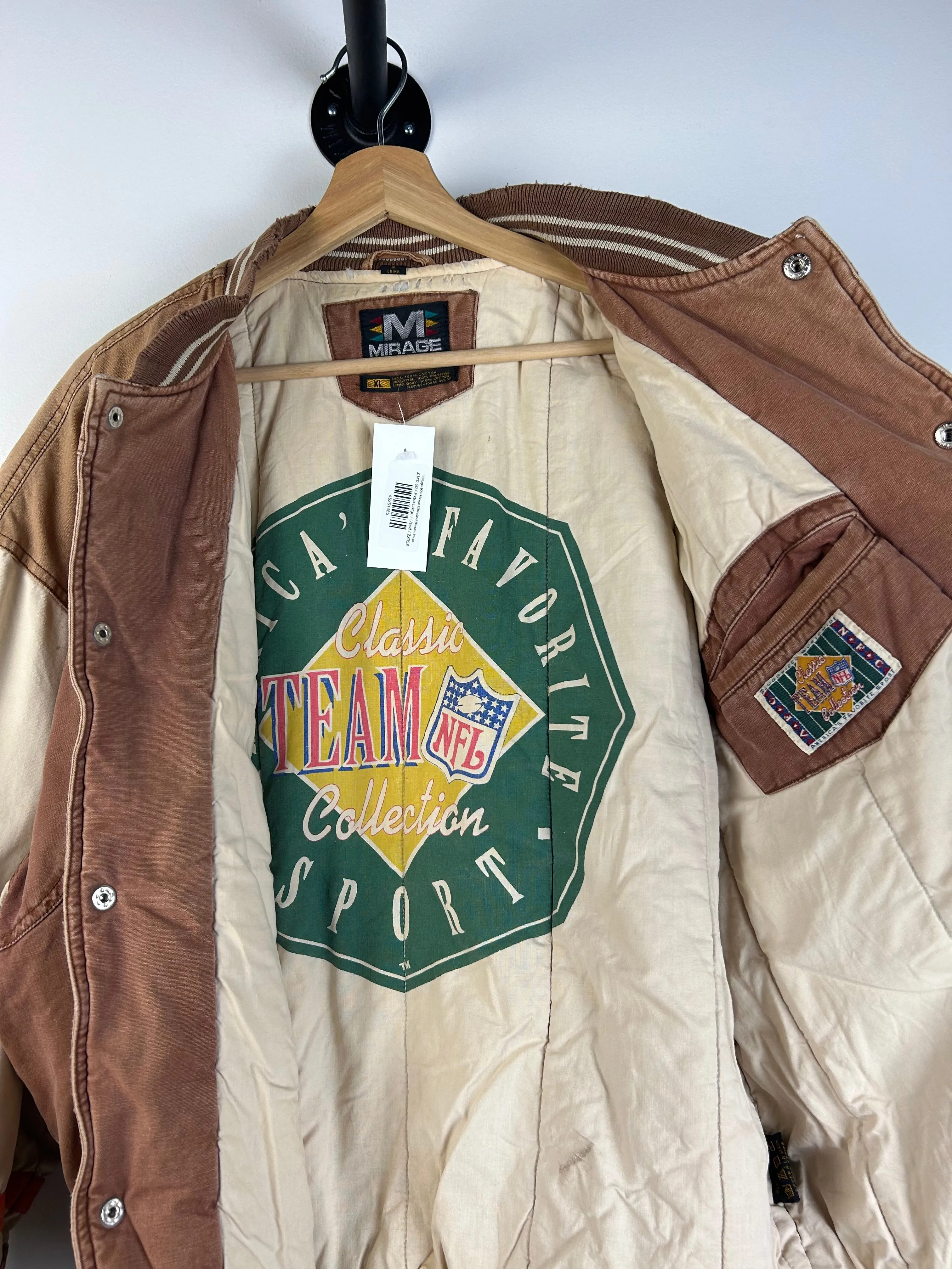 Vintage 90's Mirage Cleveland Browns Varsity Jacket