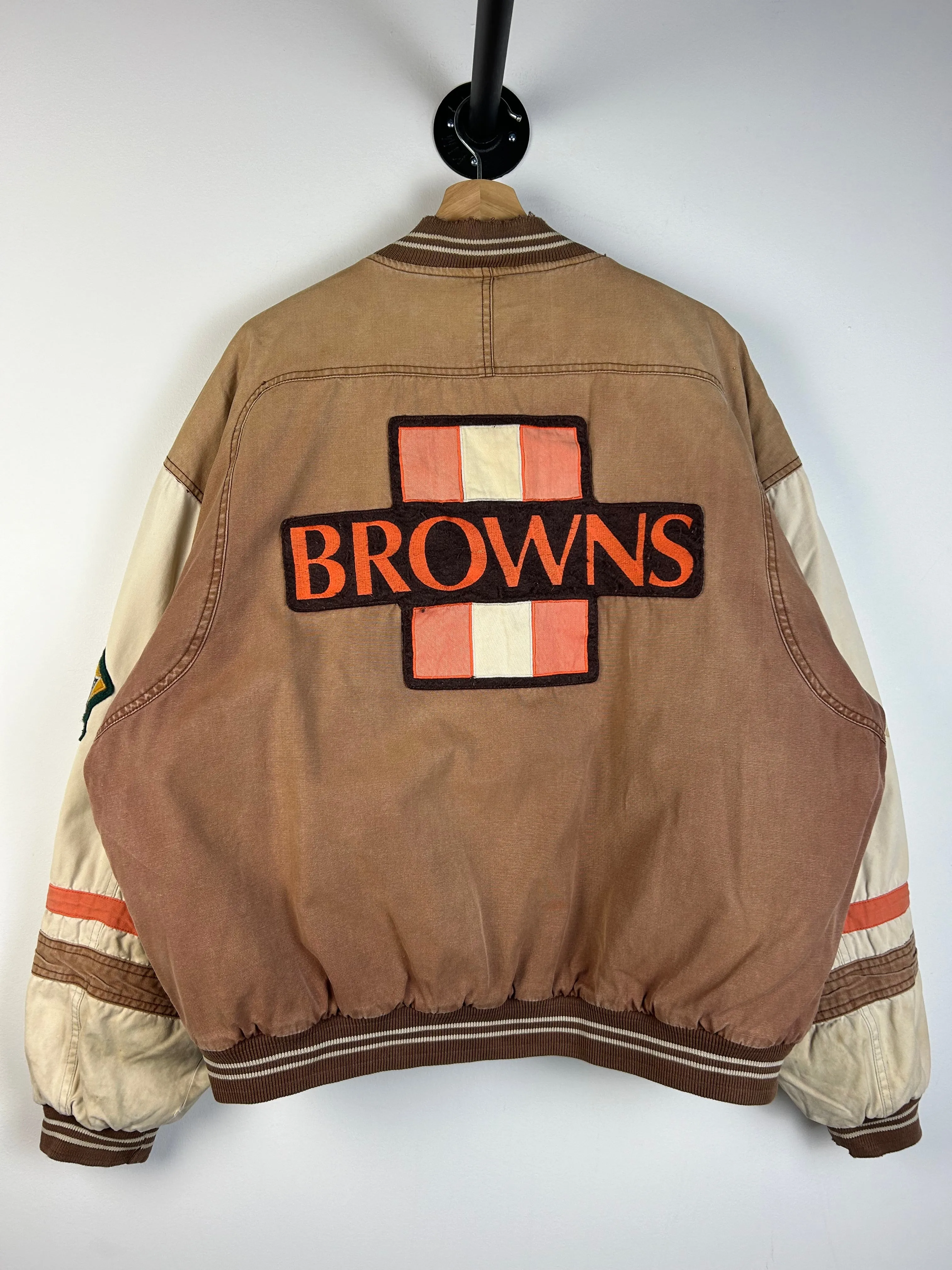 Vintage 90's Mirage Cleveland Browns Varsity Jacket