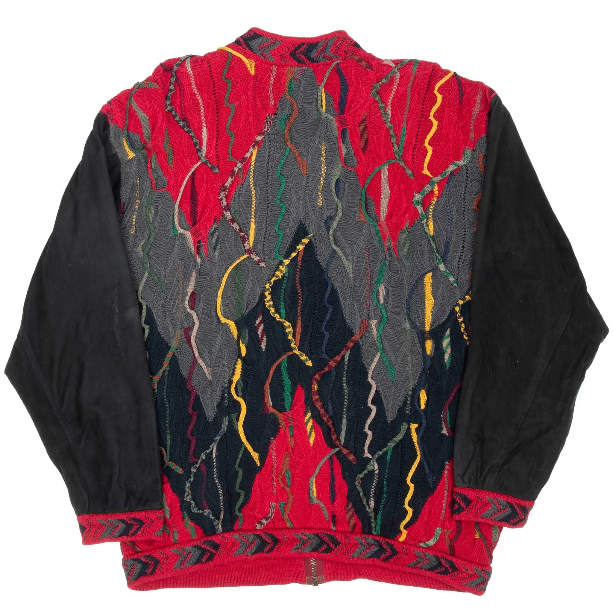 VINTAGE COOGI CARDIGAN FULL ZIP JACKET 1990S MADE IN AUSTRALIA