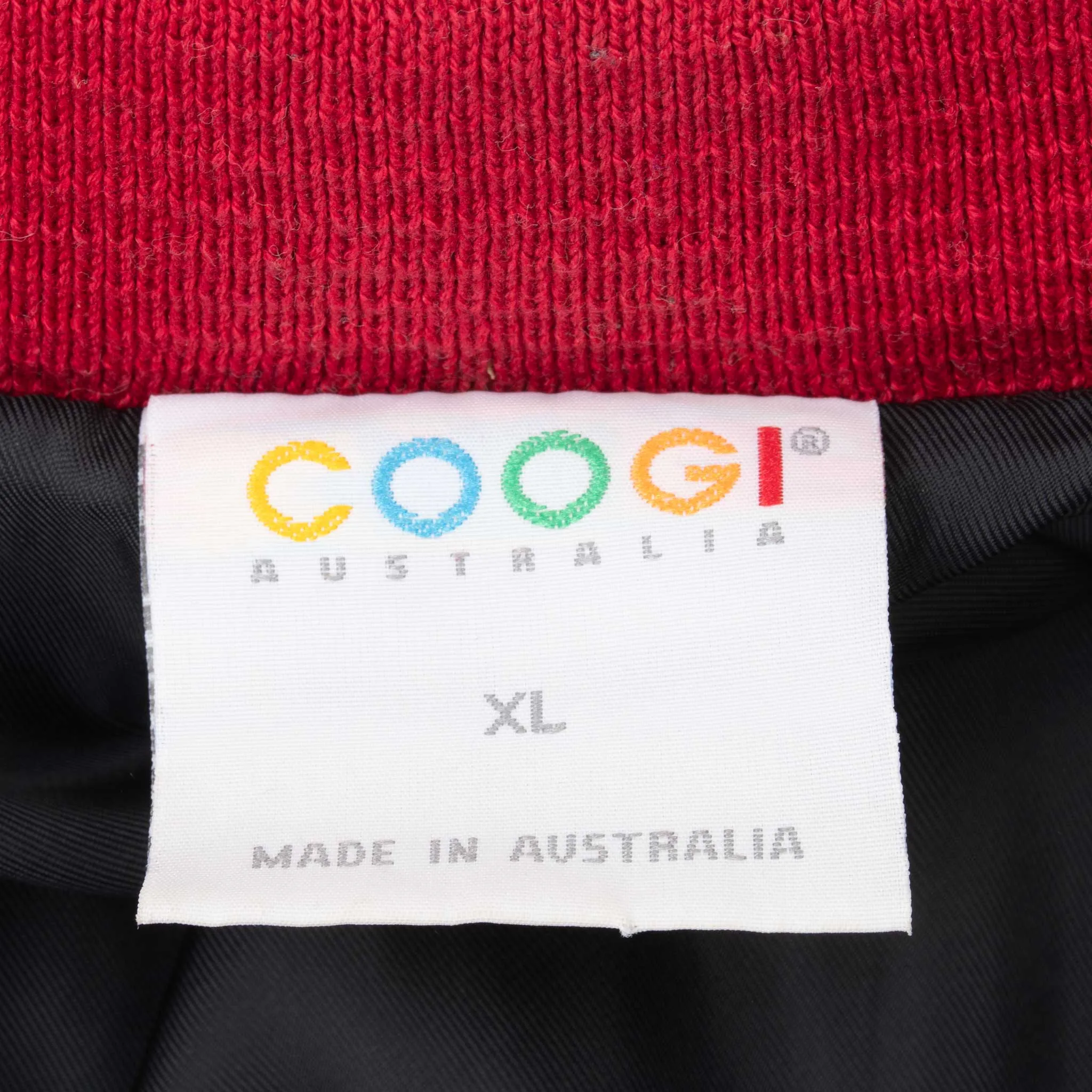 VINTAGE COOGI CARDIGAN FULL ZIP JACKET 1990S MADE IN AUSTRALIA